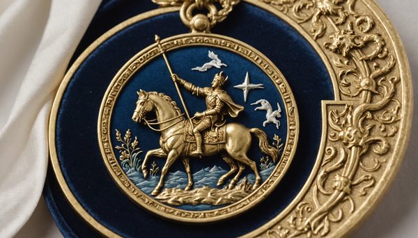 Médaille de baptême : l'élégance intemporelle de saint georges