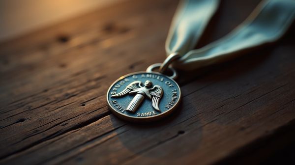 Un cadeau précieux : la médaille ange comme symbole de protection