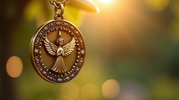 Un cadeau précieux : la médaille ange comme symbole de protection